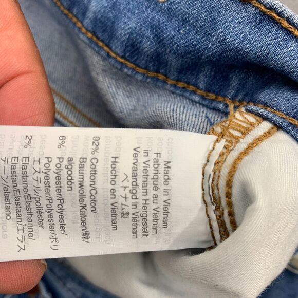 Madewell Jeans Womens Size 28 Cali Demi Bootcut Stretch Distressed Inseam 26" - Picture 12 of 15